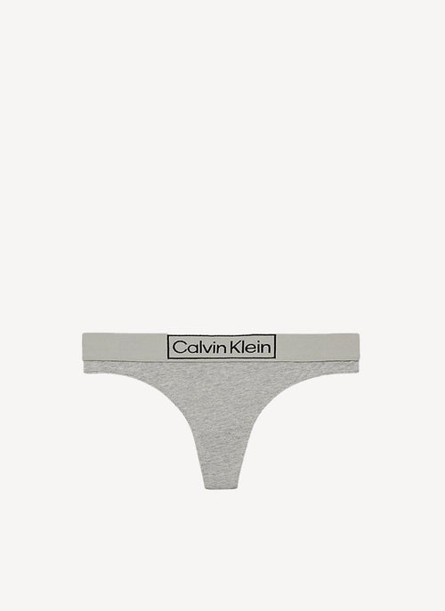 Calvin Klein - String Reimagined Heritage - Grey Heather - Femme