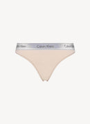 Calvin Klein - Culotte Modern Cotton Metallic - Buff Beige Silver Web - Femme