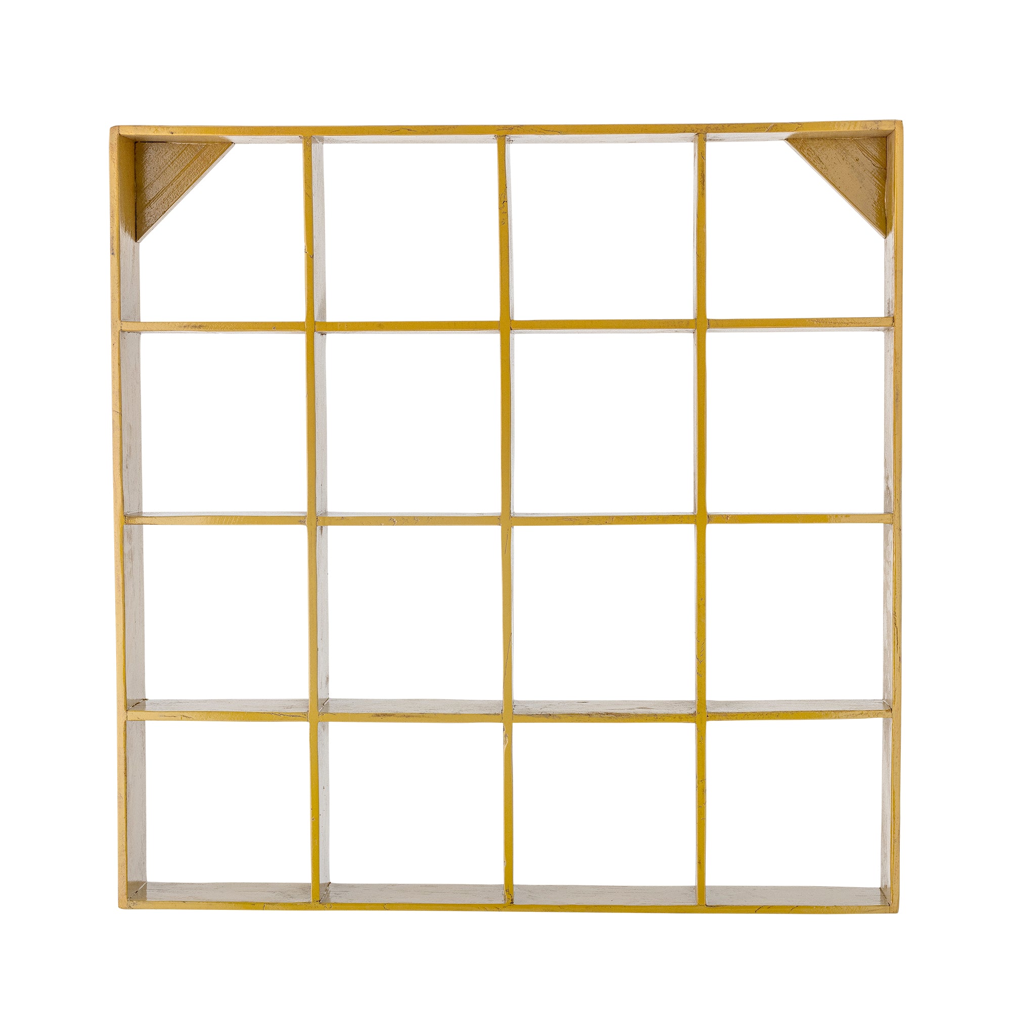 Bekka - Shelf - Yellow - Recycled Wood