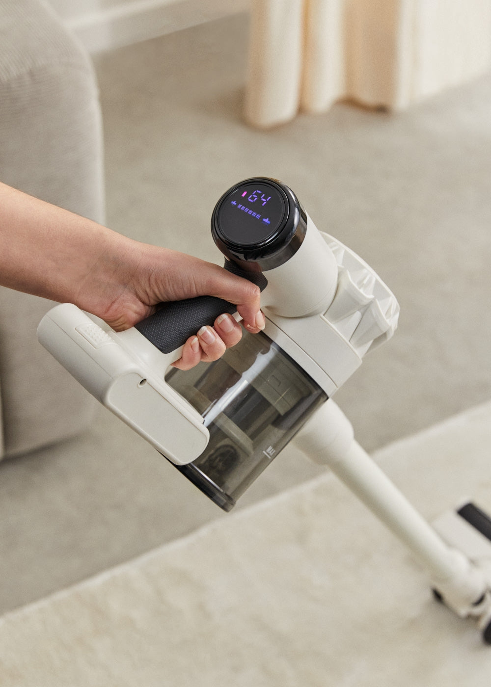 Cyclone Force - 25.9V Cordless Stick Vacuum - Off-White