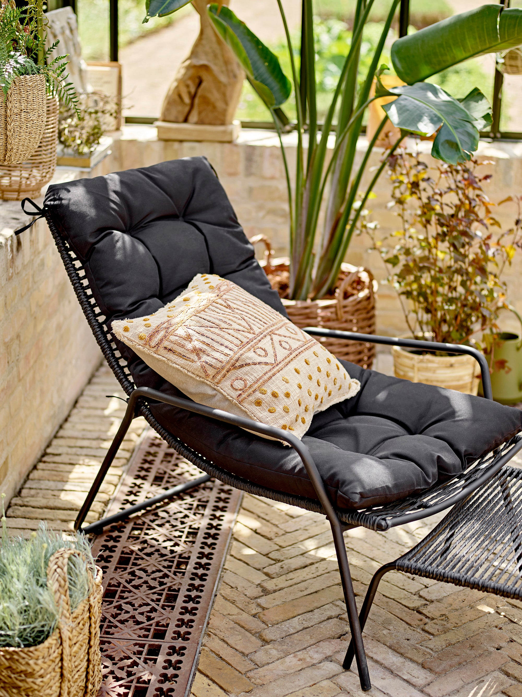 Taranto - Cushion - Natural - Cotton