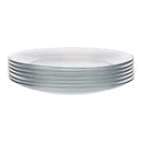Pack De 6 Assiettes Plates Lys - Transparent - 23,5Cm