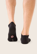 Pack of 7 Cotton Trainer Socks - Black White Steel