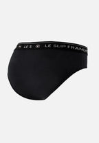 Slip A Vita Alta In Cotone - Nero