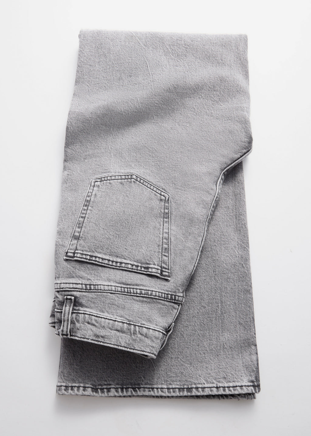 Vaqueros de corte ancho S3 - Gris