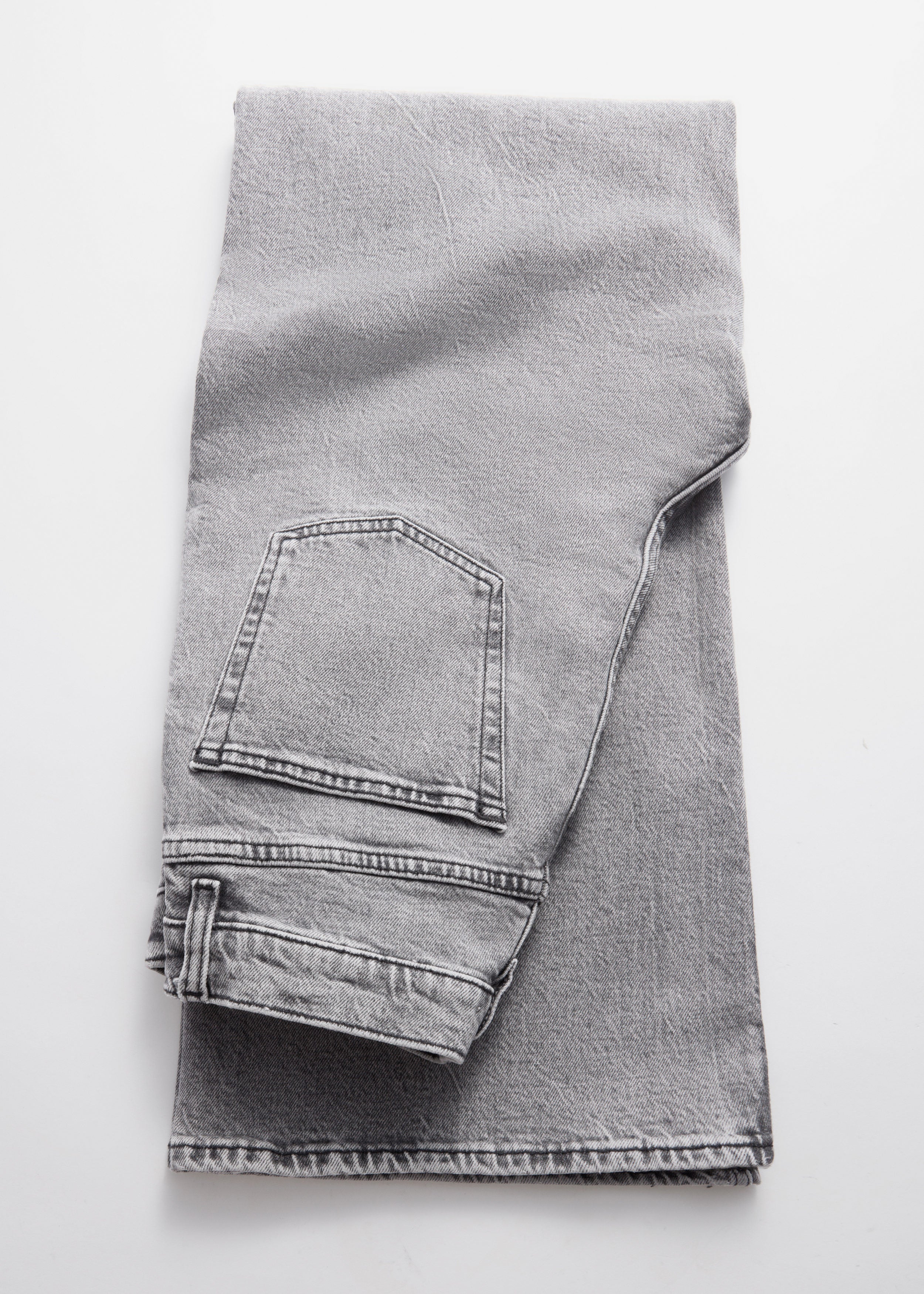 Vaqueros de corte ancho S3 - Gris