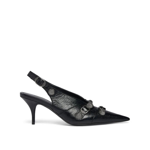 Escarpins - Balenciaga Cagole Slingback - Black