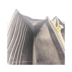 Sac Porté Épaule Gucci Gg Marmont Chain Mini Cuir - Noir