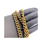 Sac Porté Épaule Gucci Gg Marmont Chain Mini Cuir - Noir