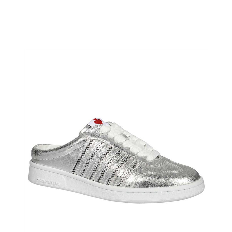 Sneakers - Dsquared2 Boxer Open Back - Silver