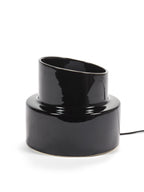 Lighting Pillar - Lampe De Table - Grès - Noir
