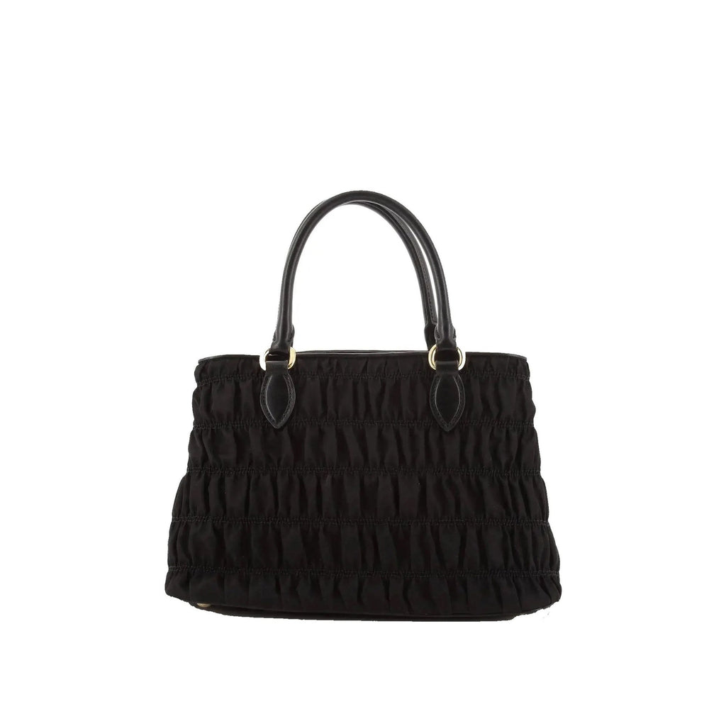 Prada - Gaufre Nylon Handbag - Women - Black
