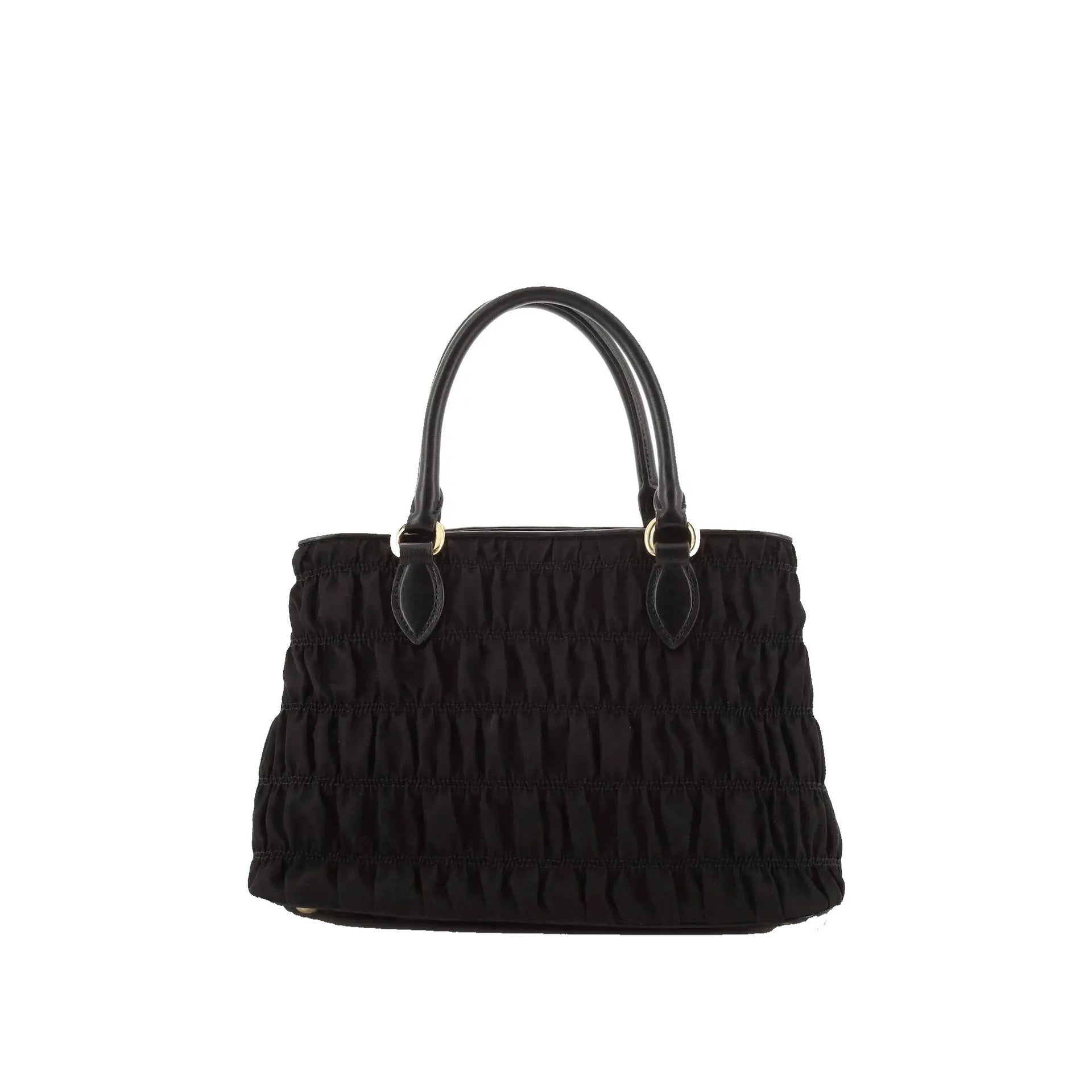 Prada - Gaufre Nylon Handbag - Women - Black