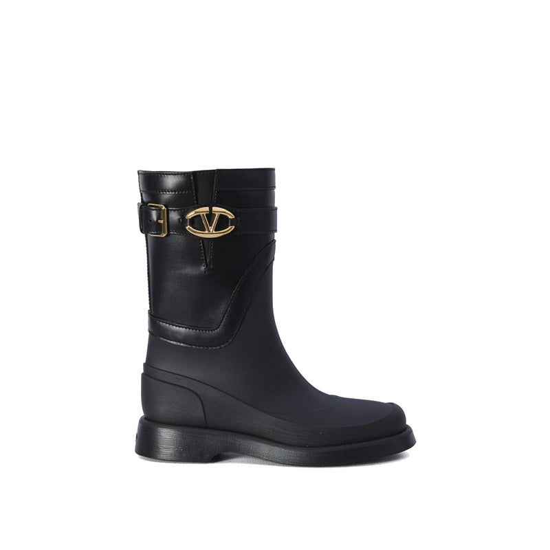 Bottes Valentino Garavani Vlogo The Bold Edition Rain - Black - Femme