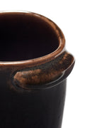 Out Of Lines - Lot De 2 Mugs Sans Anse - Grès - Noir Brun