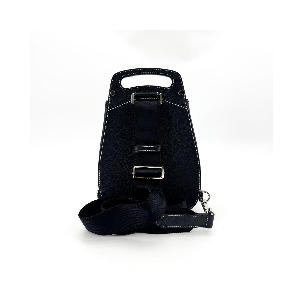 Sac À Dos Christian Dior Saddle Mini Calfskin - Noir
