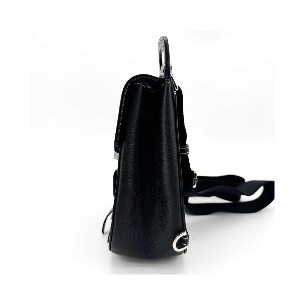 Sac À Dos Christian Dior Saddle Mini Calfskin - Noir