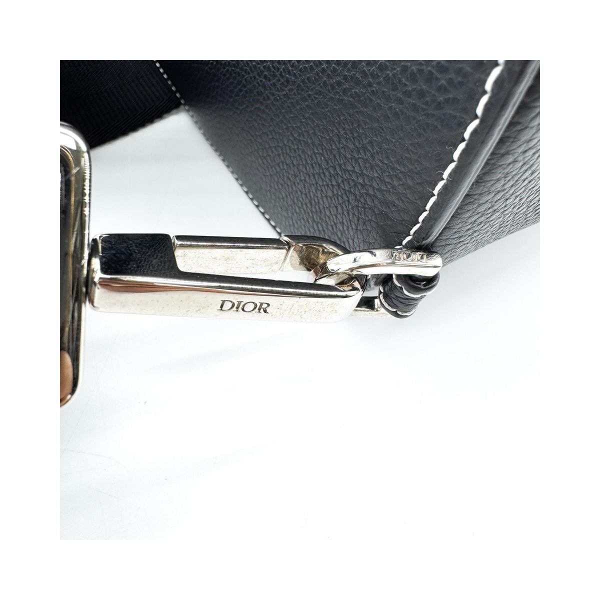 Sac À Dos Christian Dior Saddle Mini Calfskin - Noir