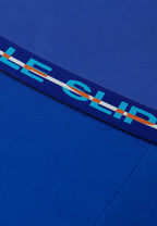 Boxer Redoutable Long En Coton - Bleu Nautique
