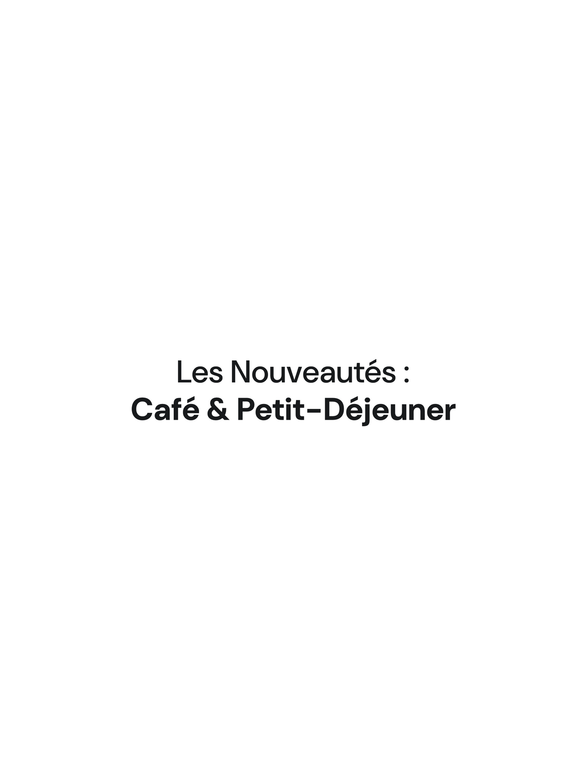 Réassurance CREATE1126 'Café & Petit-Déjeuner'