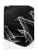 Chaussettes Mi-Hautes Noires À Carreaux Fantaisie - Lucas Carreaux Noir