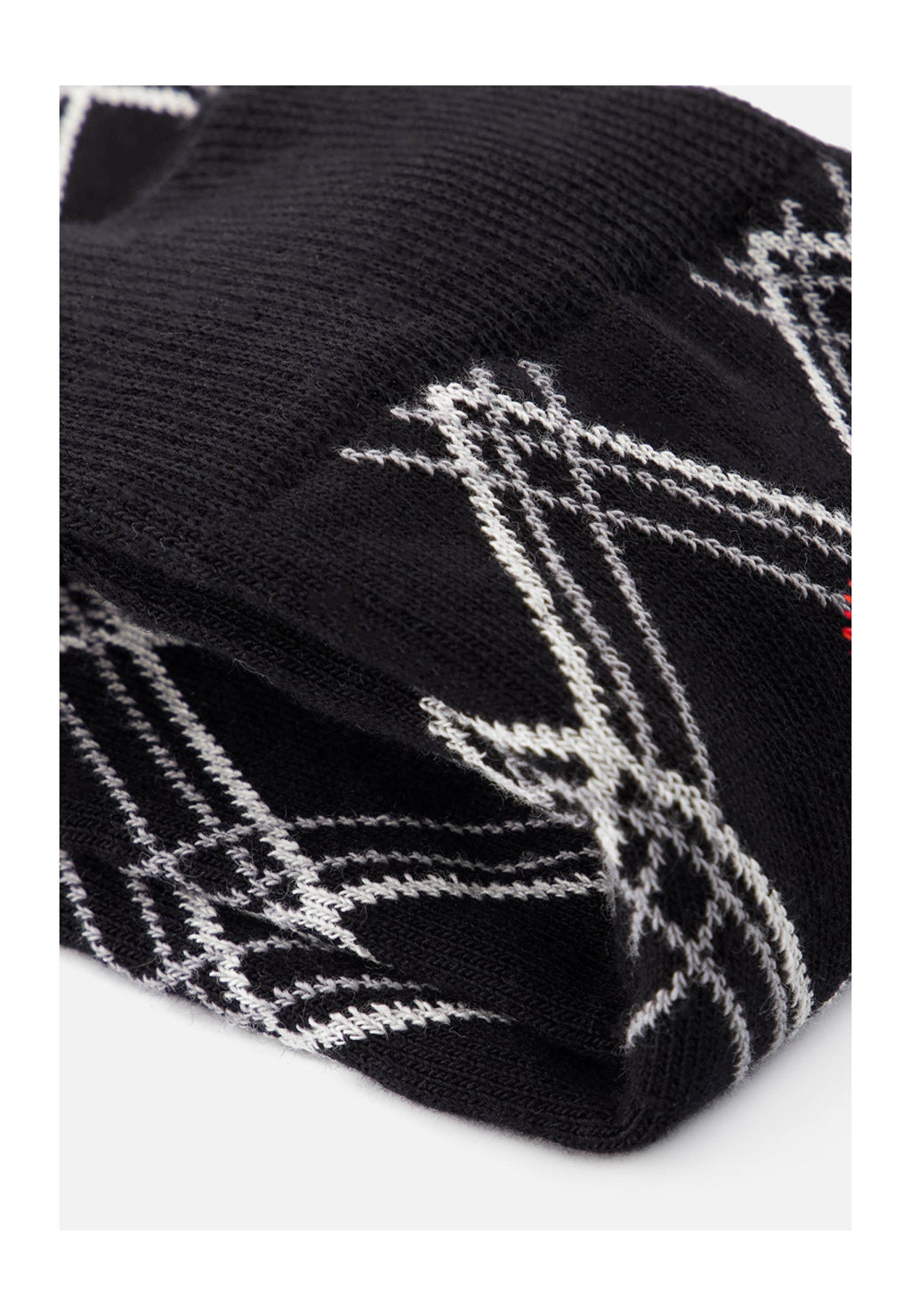 Calcetines De Media Caña De Cuadros Fantasía Lucas Tartan - Negro