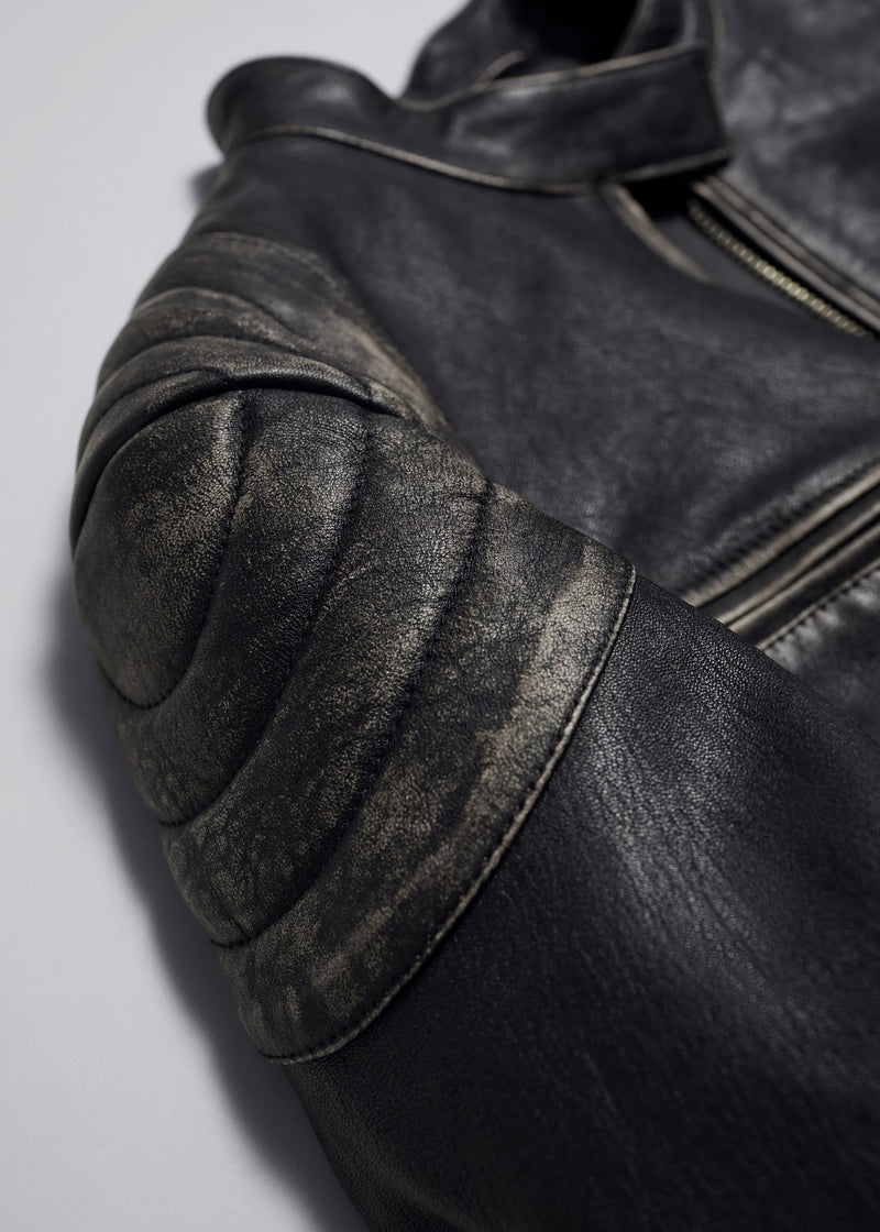 Jacket St Mariette Leather Jkt - Black - Women