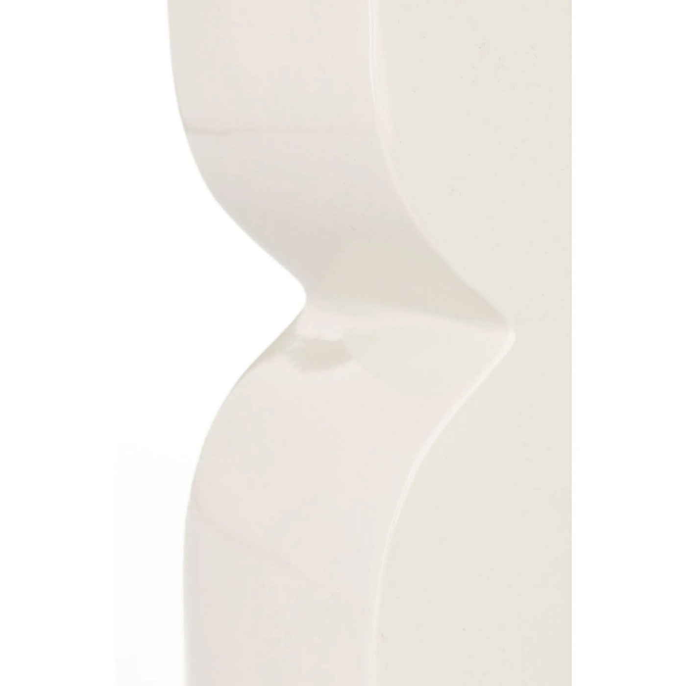 Cones - Side Table - Aluminum - Glossy Beige