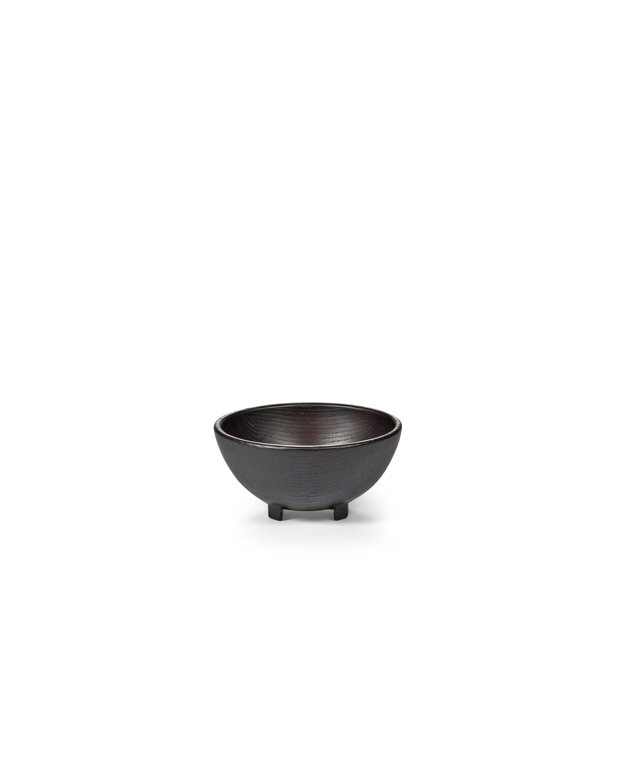 Out Of Lines Kitchen & Table - Bol - XS - Frêne Carbonisé - Noir