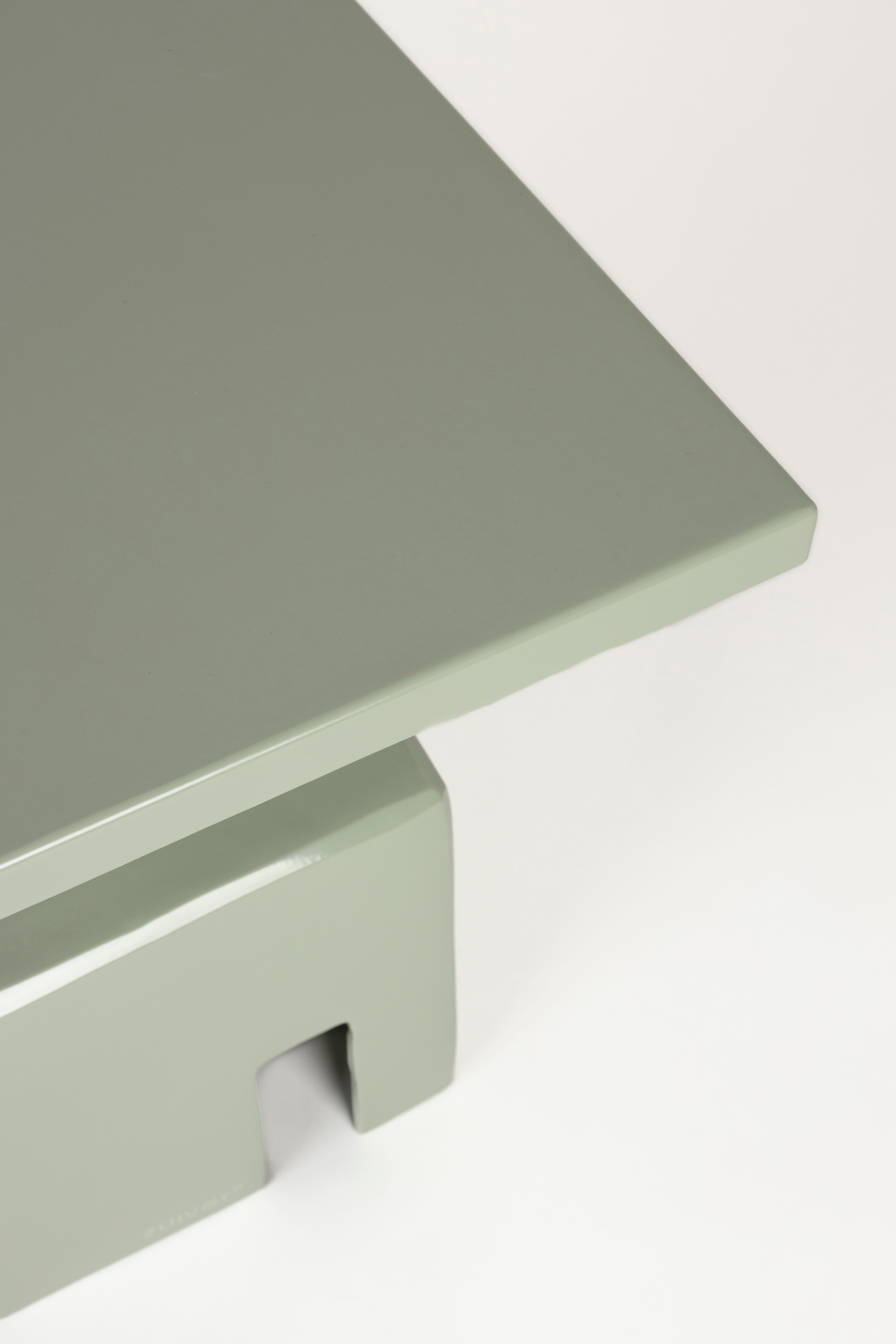 Chubby - Side Table - Iron - Stone Green