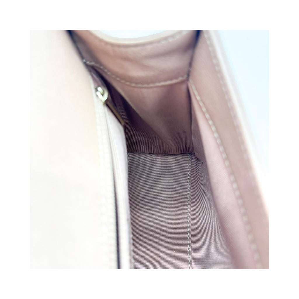 Sac À Main Chanel Label Click Flap Small Cuir - Marron