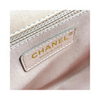 Sac À Main Chanel Label Click Flap Small Cuir - Marron