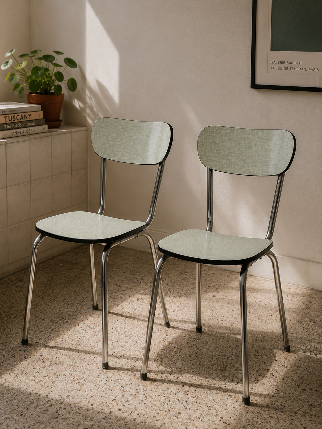 Lot de 2 Chaises Formica