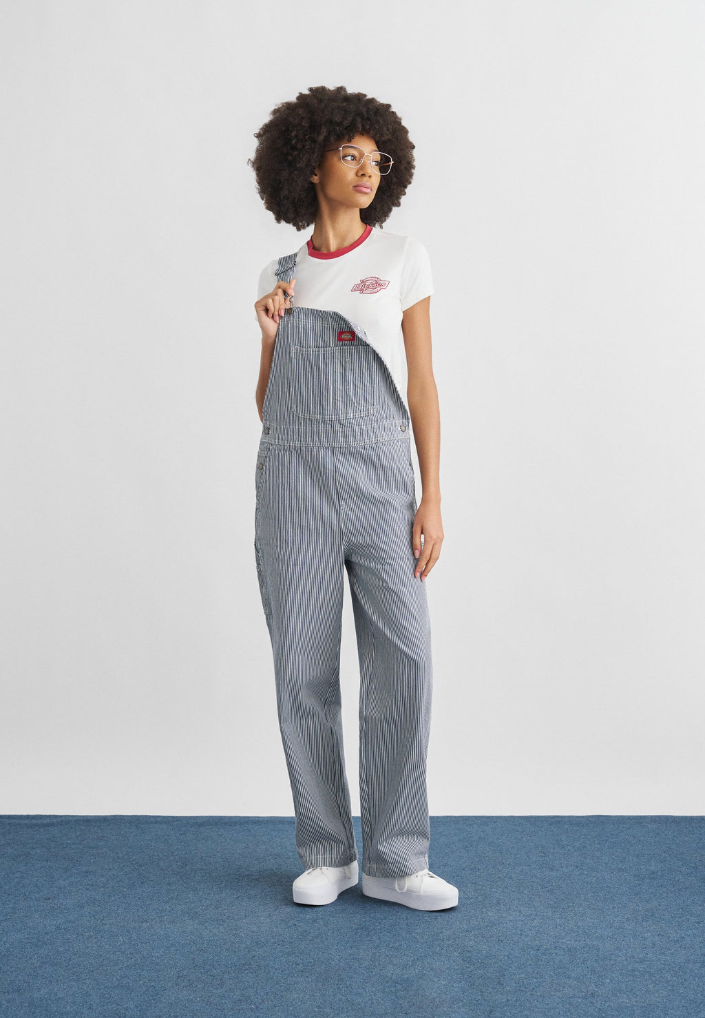 Salopette in denim Hickory - Indaco rétro - Donna