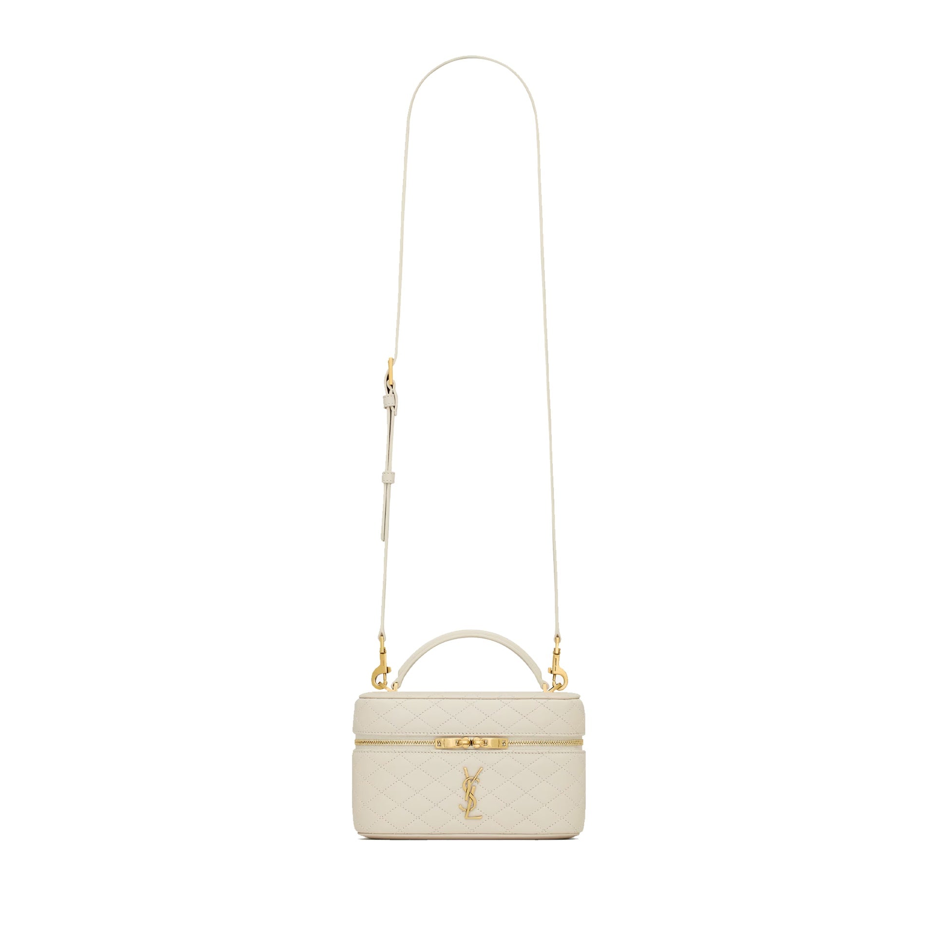 Saint Laurent - Bolso Vanity Gaby - Mujeres - Crema