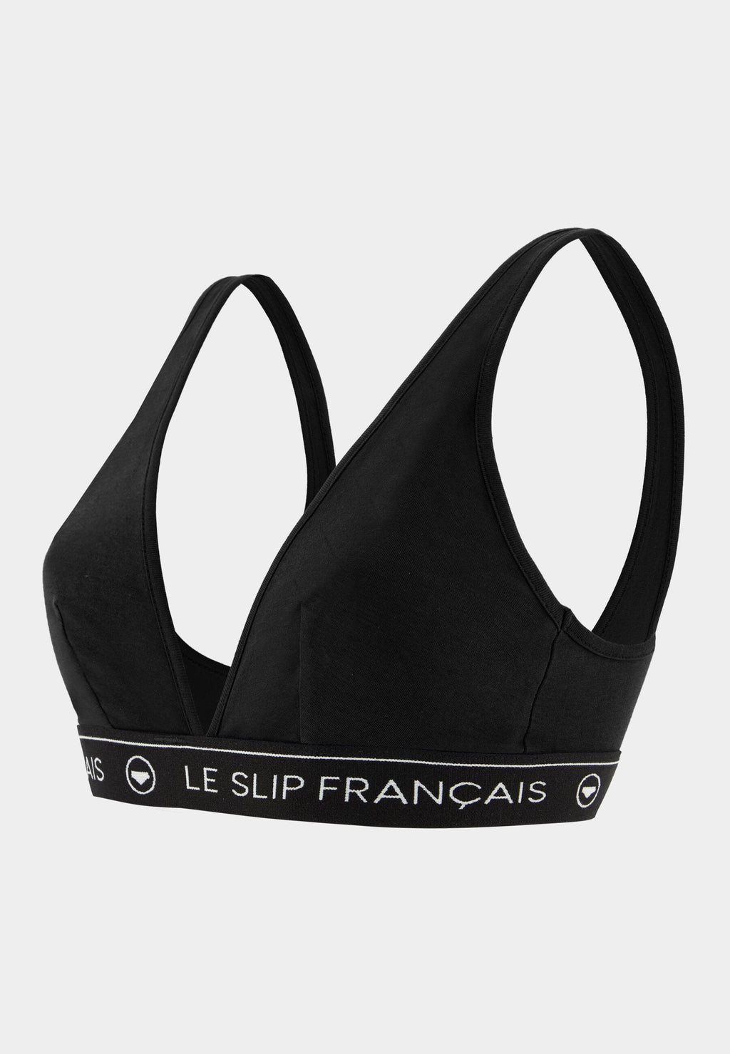 Reggiseno a triangolo senza ferretto Séduisante in cotone - Nero