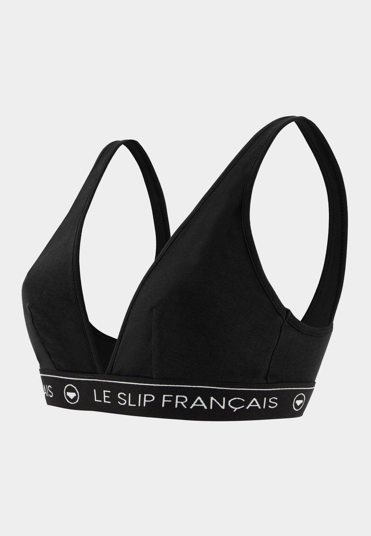 Reggiseno a triangolo senza ferretto Séduisante in cotone - Nero