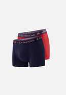 Pack Boxer Tno Duo - Marine Rouge