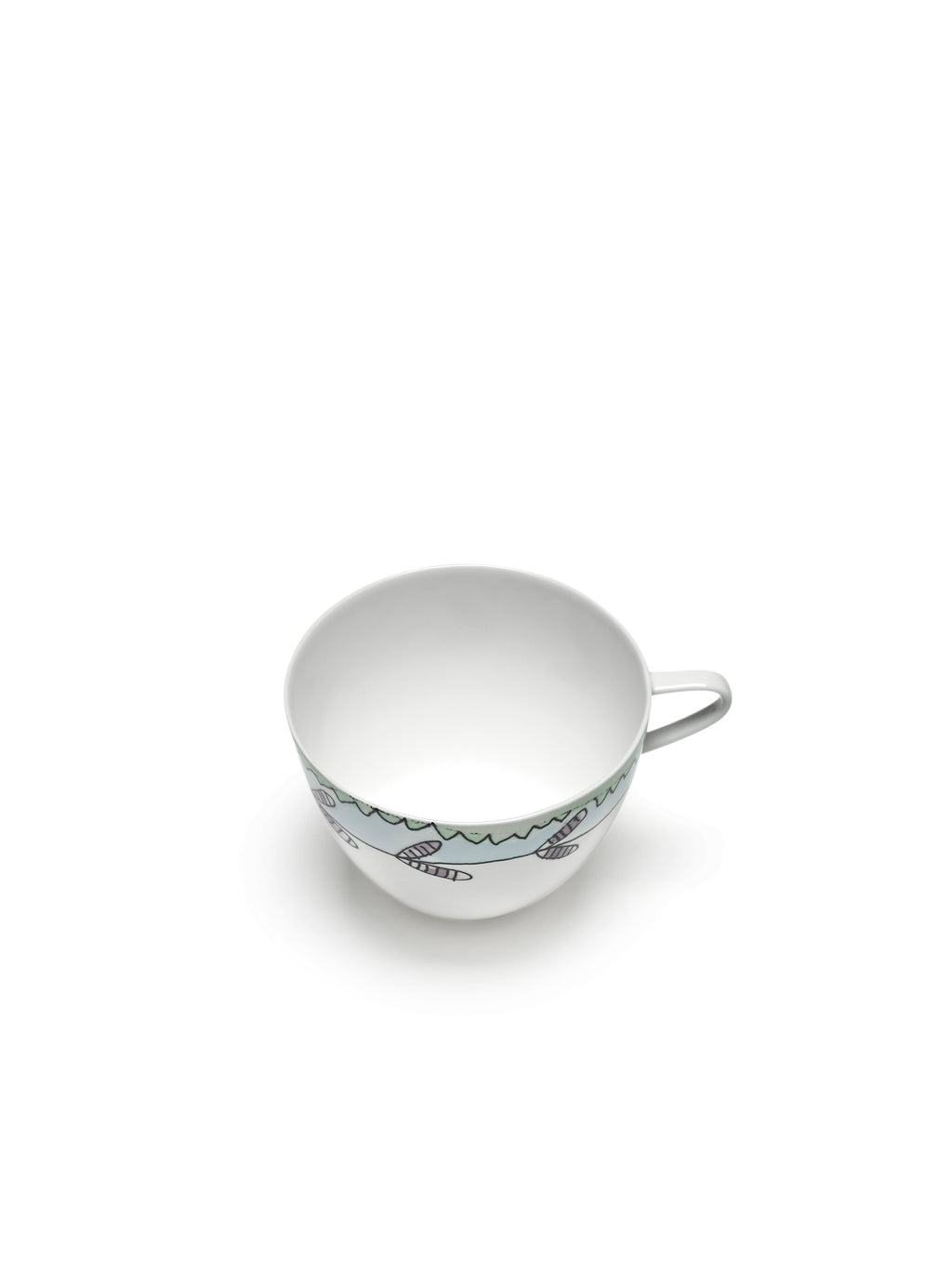 Midnight Flowers - Lot De 2 Tasses À Cappuccino - Porcelaine Bone China - Blossom Milk