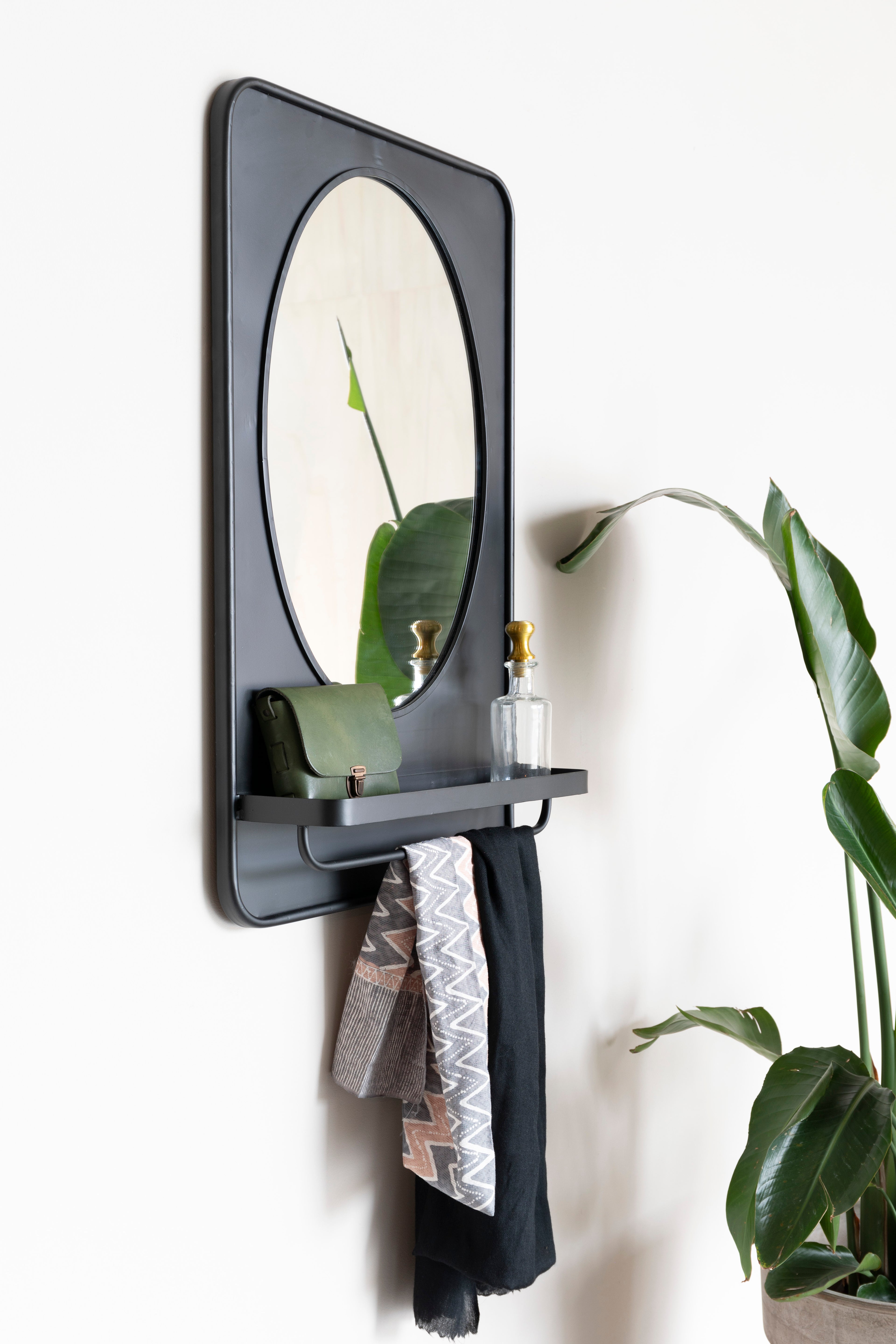 Pascal M Shelf - Mirror - Iron - Black