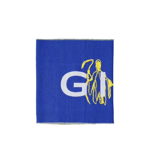 Écharpe En Laine Givenchy Logo - Homme - Blue