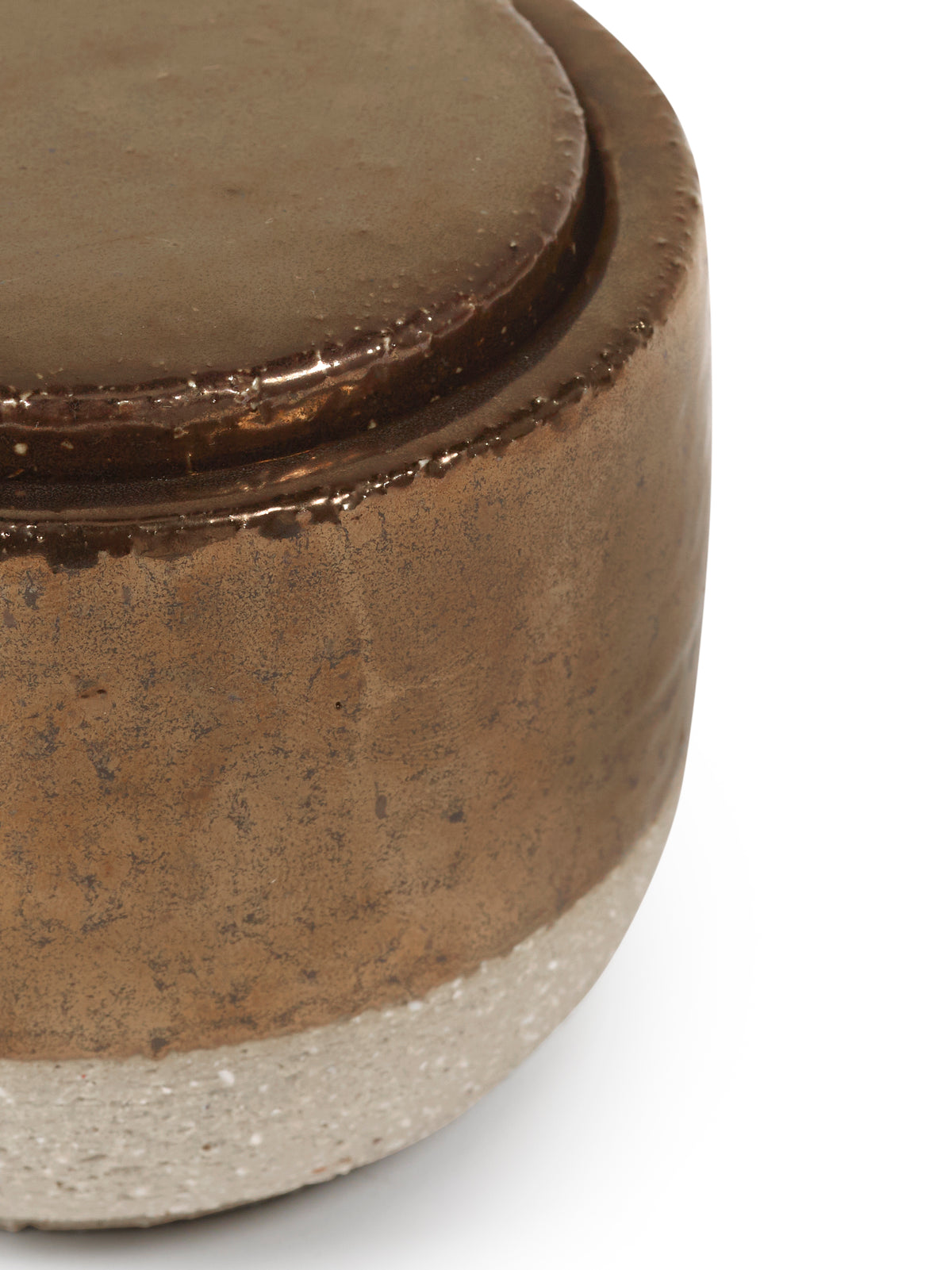 Candles Charred Santal - Bougie D'ambiance - S - Cire De Soja Et Paraffine - Or