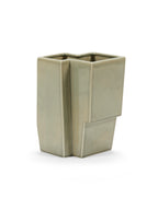 Sculptural Confluence Part 1 Bebop - Vase °5 - Grès - Vert Clair