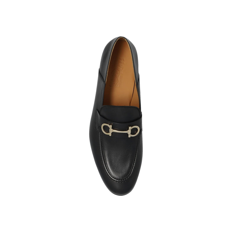 Mocassins P118-Salvatore Ferragamo Gin Leather - Black - Homme