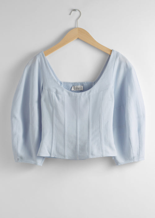 Blusa La Clare - Azul - Mujer