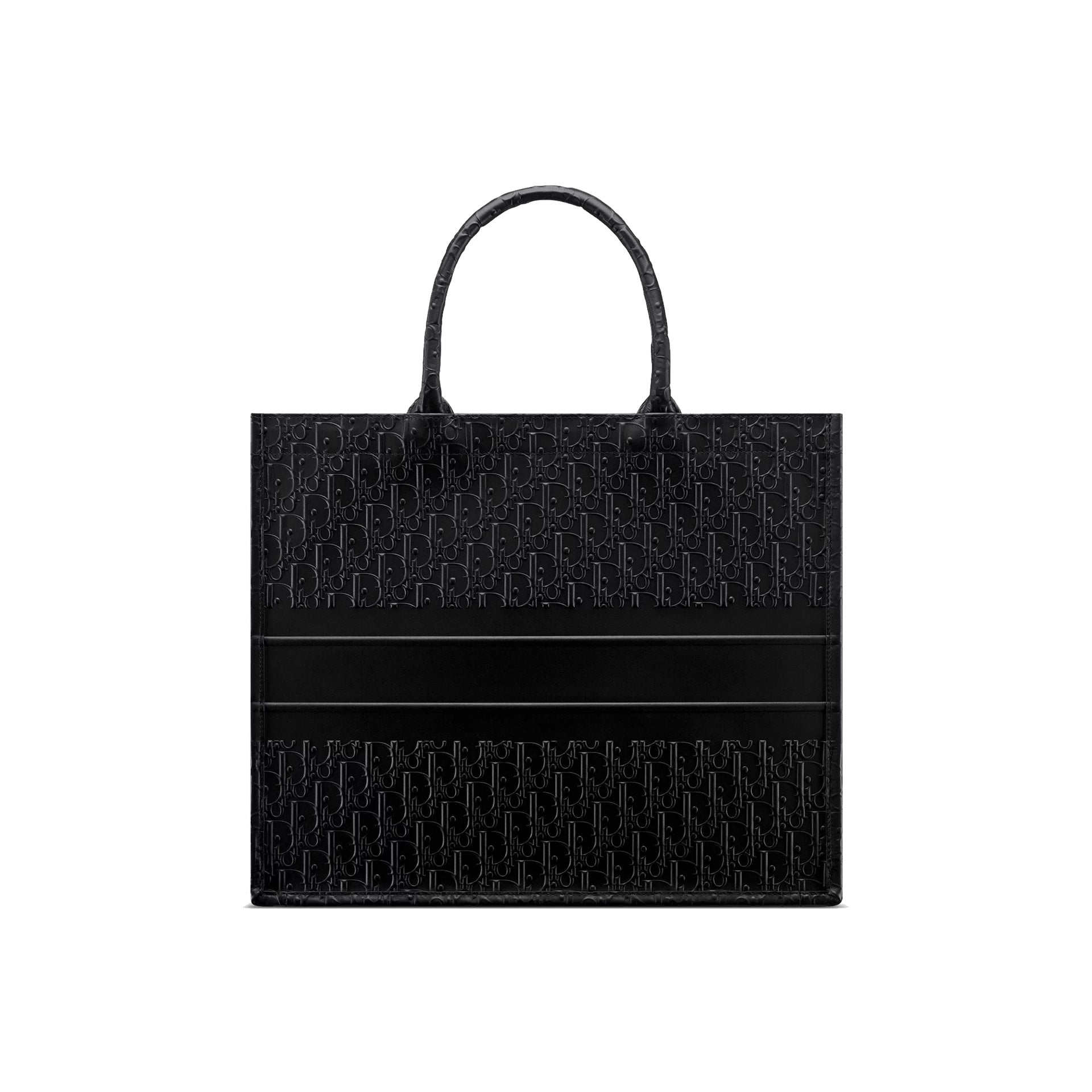 Dior - Oblique Leather Cabas - Women - Black