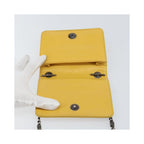 Chanel Boy Brick Flap mini leather pouch - Yellow