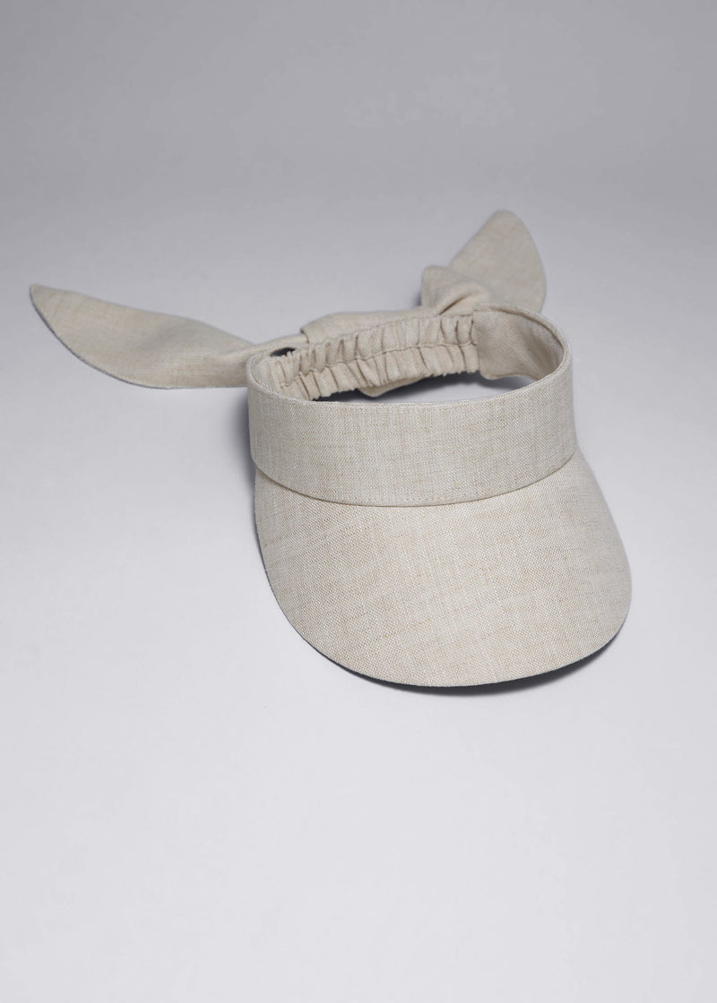 Gorra S Ophelia Visera Lino - Blanco - Mujer