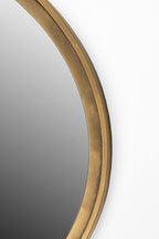 Matz Round - Mirror - Iron - Old Brass/Bronze