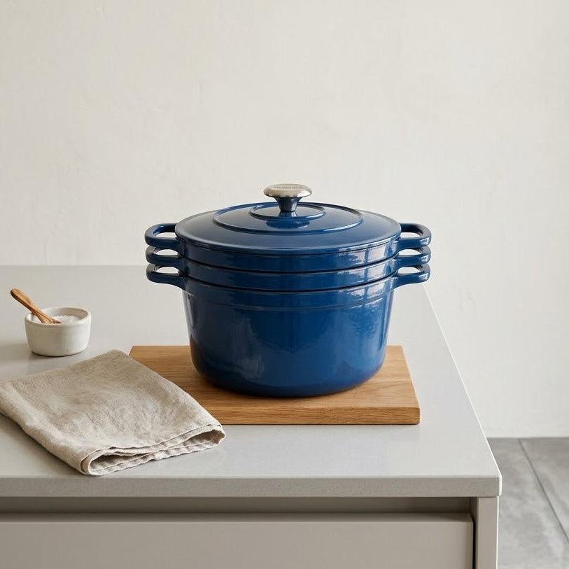Batería Apilable 4 Piezas - Azul